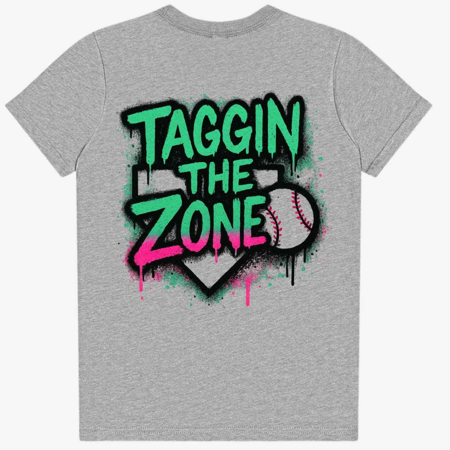 Taggin the Zone Tee | Drippy Boyz Baseball Streetwear