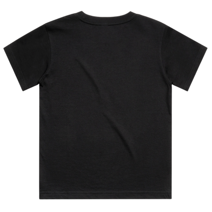 Black t-shirt on a transparent background